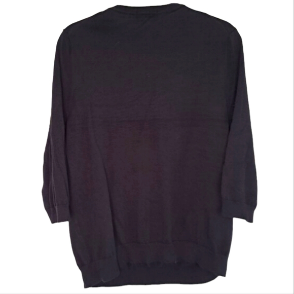 Lands' End Half Sleeve Supima Cotton Pullover Sweatshirt Plus Size 1X - Picture 2 of 5